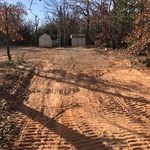 Concrete driveway