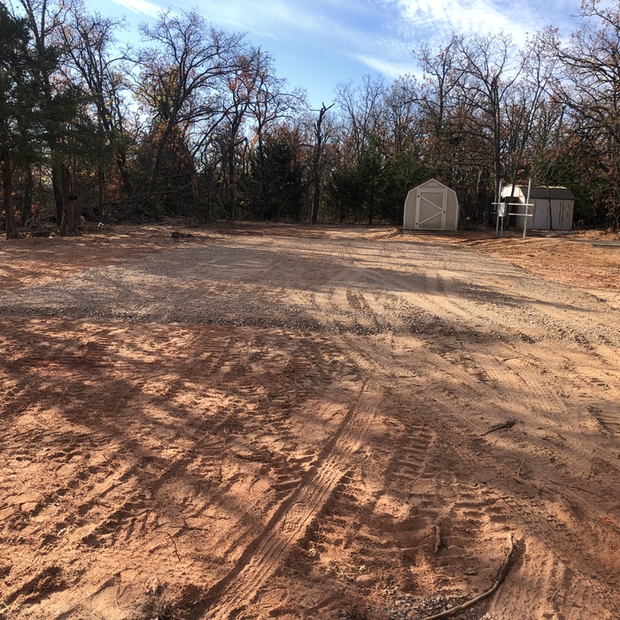 Concrete driveway