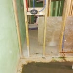 Shower valve rough in
