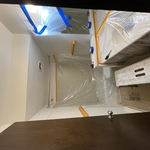 Ceiling bathroom restoration