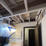 Ceiling bathroom restoration