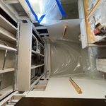 Ceiling bathroom restoration