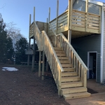 Deck demo rebuild