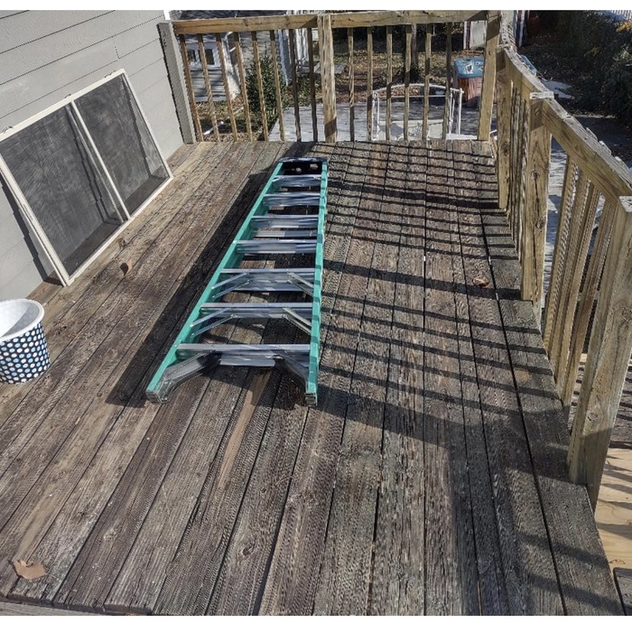 Deck demo rebuild