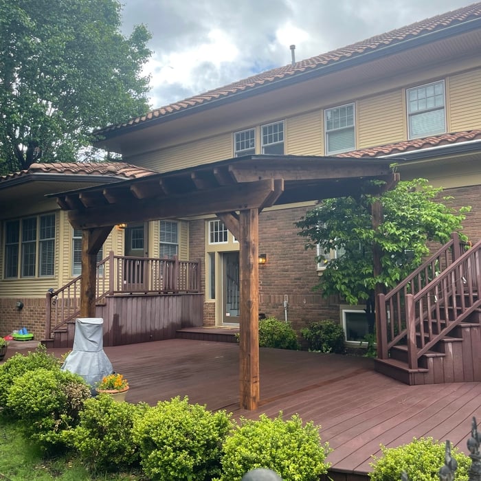 Covered Cedar Structure