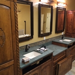 Master bathroom vanity