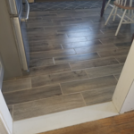 Heated kitchen floor