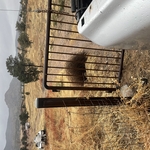 Gate off of hinges