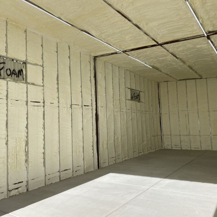 Spray Foam Steel Building Open Cell