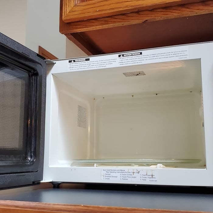 microwave after