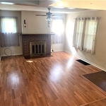 Living room flooring overall view