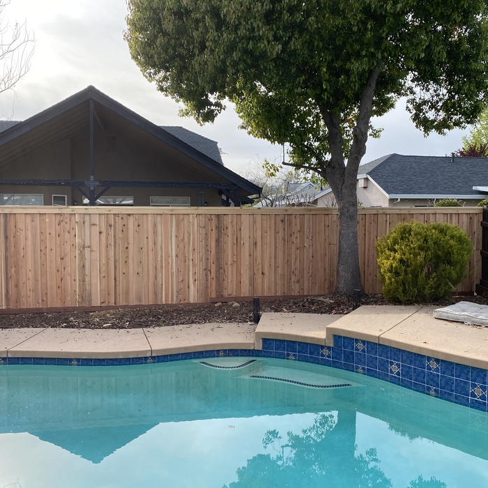 Cedar fence!