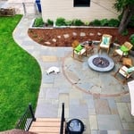 Bluestone patio