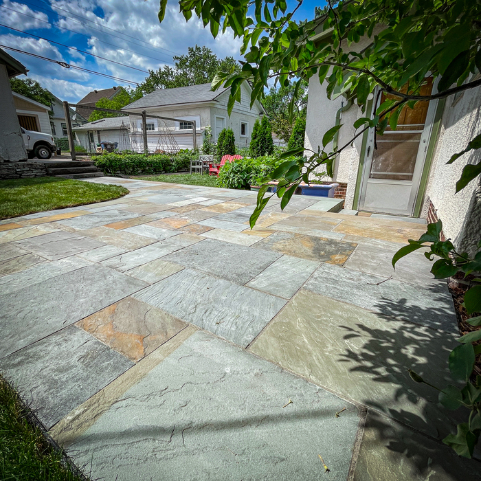 Bluestone patio