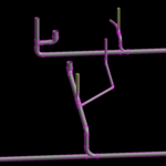 Underground waste drainage system - bathroom