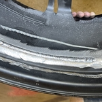 Aluminum wheel repair