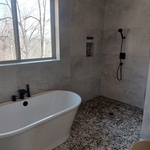 Shower and tub