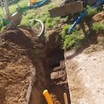 Digging up the old pipe