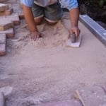 Installation of Cobble Pavers