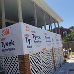 open patio renovation