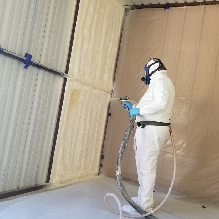 Spraying Foam