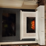Electric fireplace insert