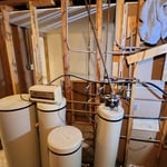 Old Water Softener & Piping
