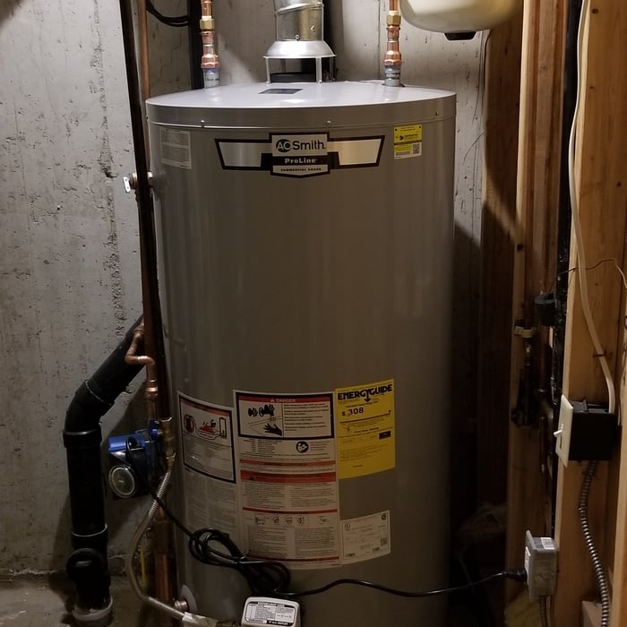 New 75 Gallon Water Heater