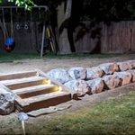 Back Yard Rock Wall