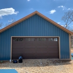Stick Built Garage with all Metal Exterior