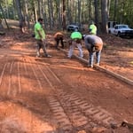 Concrete pad setup