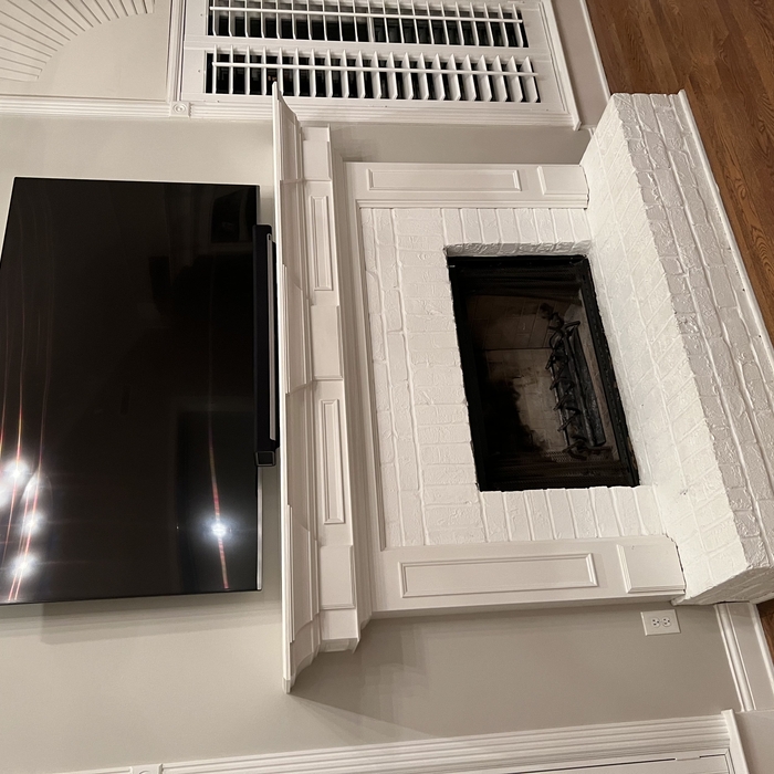 TV Mount Over Fireplace