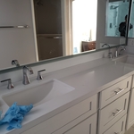 It was a single sink