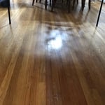 Wood floor cleaning- Before