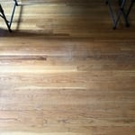 Wood floor cleaning - Before
