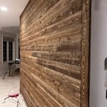Rustic accent wall
