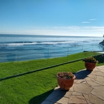 Glass Handrail and Turf