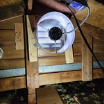 New fan added by homeowner