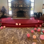 Wedding venue stage