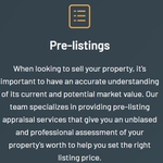Pre-listings