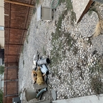 Gravel RV parking area