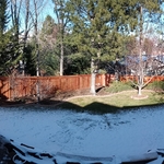 7' Redwood Privacy fence