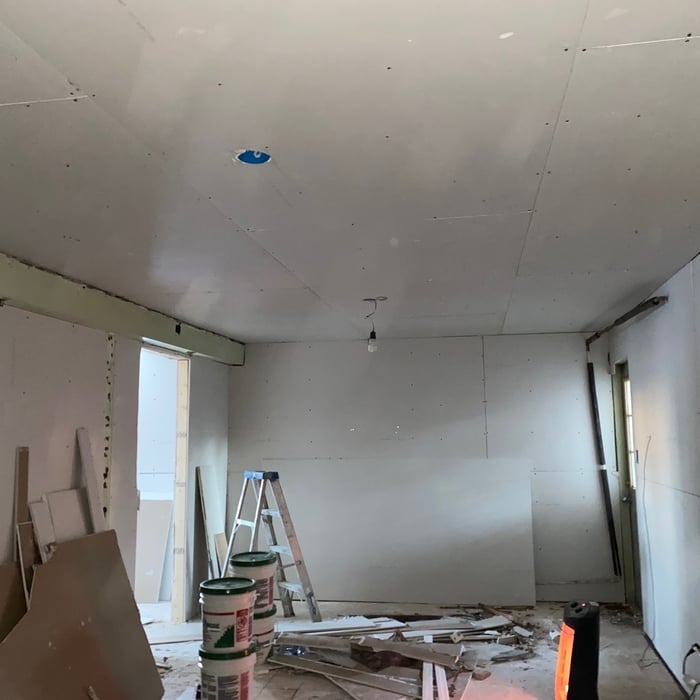 Start of Sheetrock
