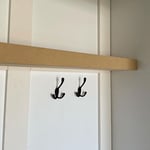 Entryway closet-floating shelf