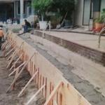 Stamped Concrete with 2-tone color.