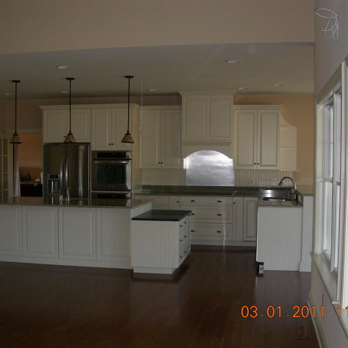 Traditional Kitchen - Open Wood Stainless Steel Appliances