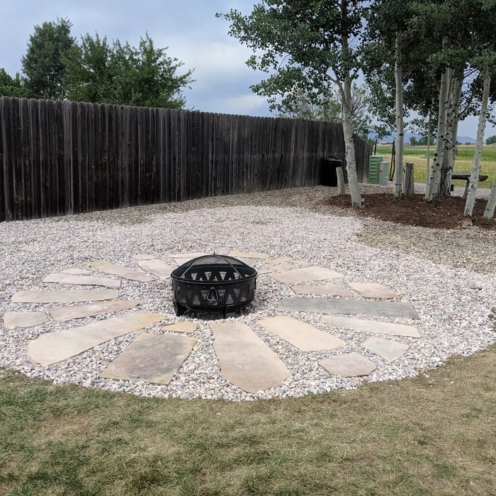 Flagstone Fire pit