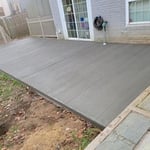 Concrete patios!