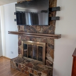 Custom backlit mantle