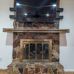 Custom backlit mantle